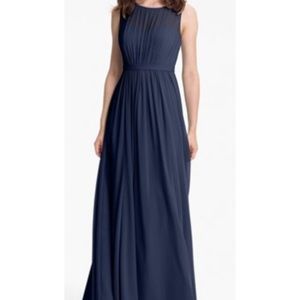 Jenny Yoo Vivianne Navy Dress size 6